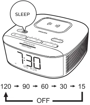 PHILIPS R7705 7000 Series Clock Radio C_09