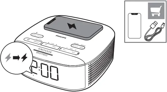 PHILIPS R7705 7000 Series Clock Radio C_12
