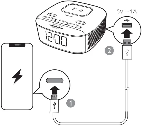 PHILIPS R7705 7000 Series Clock Radio C_13