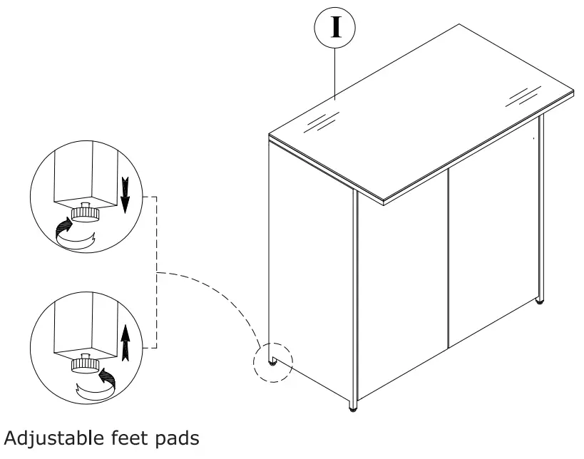 Hetsy Gift HW68745 3 Pcs Rattan Bar Set - 15
