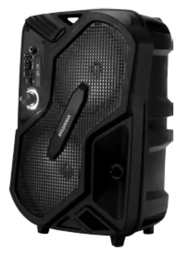 SYLVANIA SP461 Light Up Bluetooth Speaker FM Radio