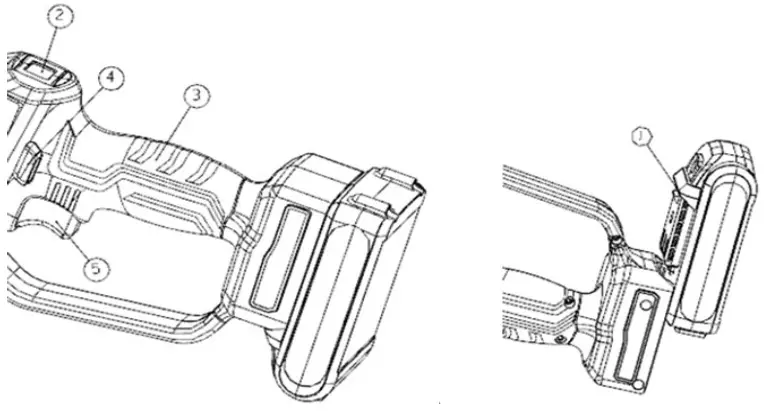 ANOVA MB600 21V 600W Mini Battery Chainsaw - machine