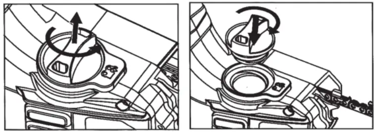 ANOVA MB600 21V 600W Mini Battery Chainsaw - tighten