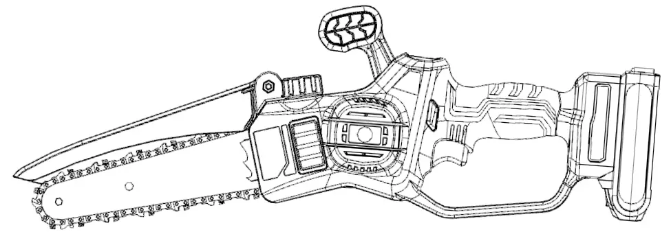 ANOVA MB600 21V 600W Mini Battery Chainsaw
