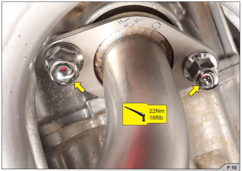 AKRAPOVIC Honda CRF300L Motorcycle - REMOVAL OF STOCK EXHAUST SYSTEM10