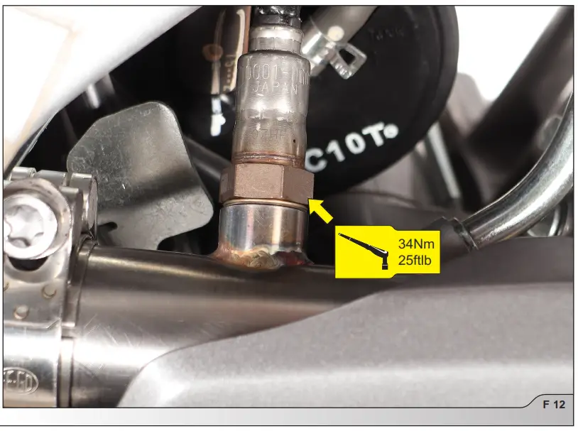 AKRAPOVIC Honda CRF300L Motorcycle - REMOVAL OF STOCK EXHAUST SYSTEM12