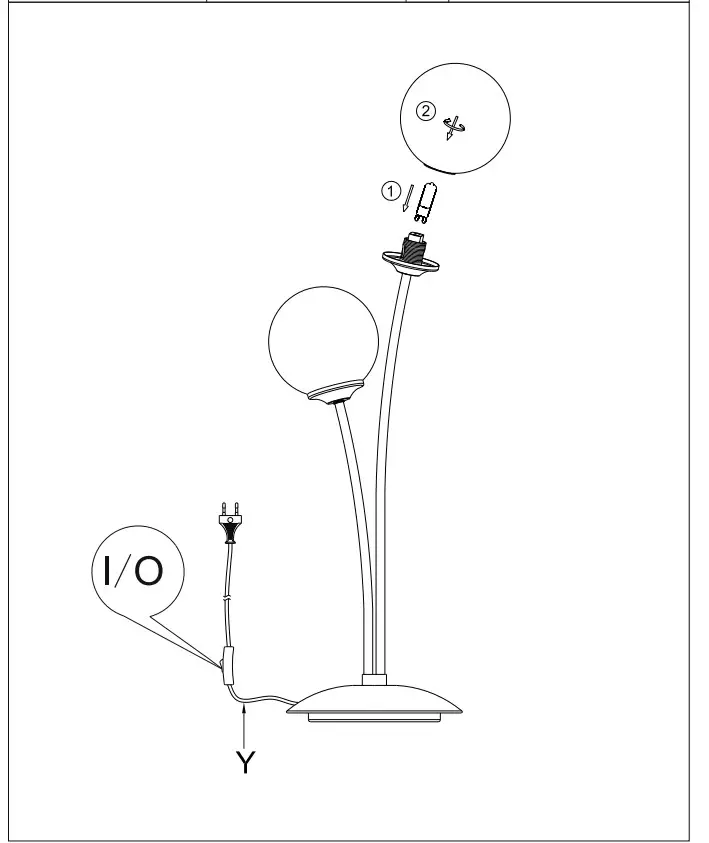 Paul Neuhaus 4032-48 Greta Table Lamp
