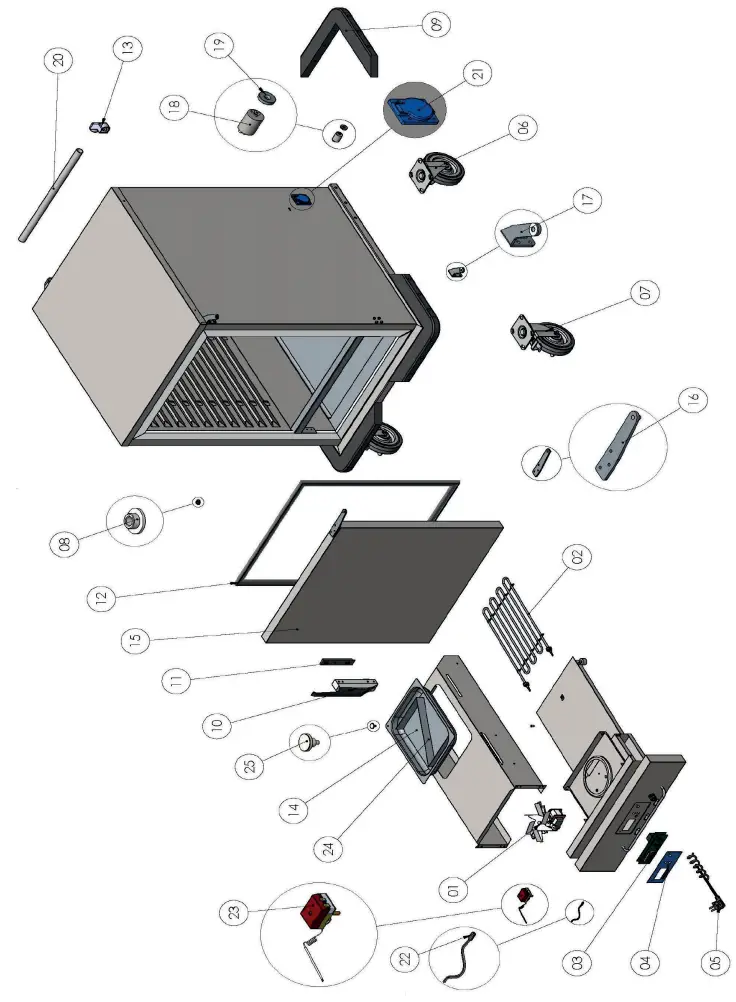 saro BW 11 Heated Banquett Trolley - fig 3