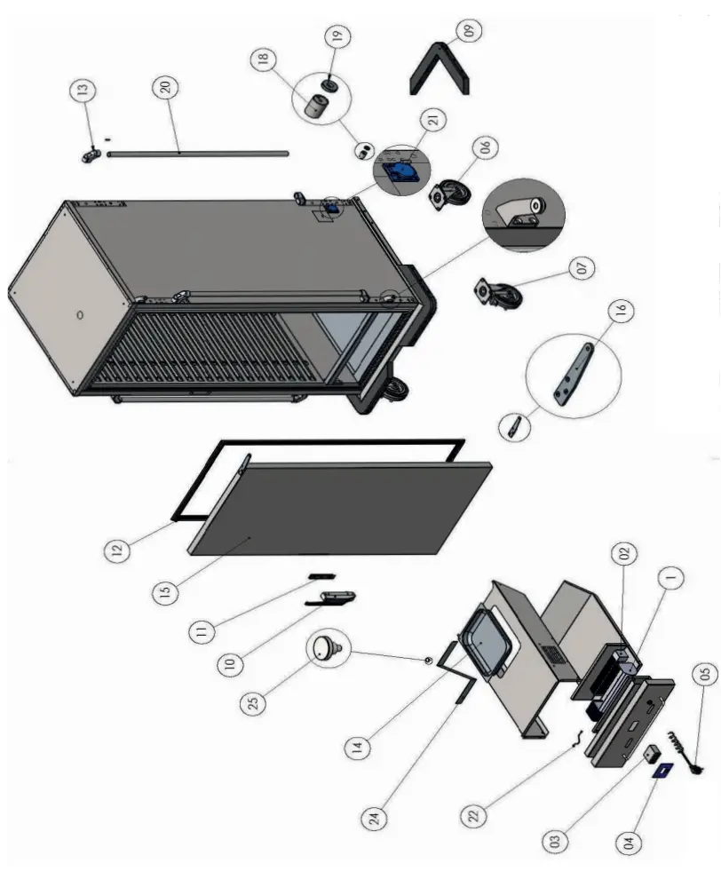 saro BW 11 Heated Banquett Trolley - fig 4