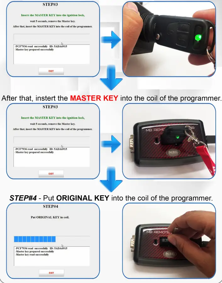 Master Key PCF7936 Mercedes Cloning 3-Button Flip Key-fig3