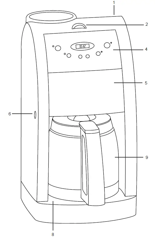 Cuisinart DGB-500 Grind and Brew Automatic Coffeemaker 1