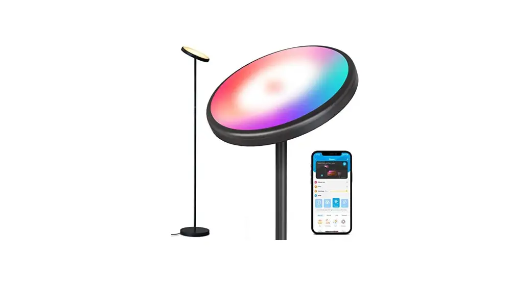 Giant Rgbicw Floor Lamp With Smart Life User Manual