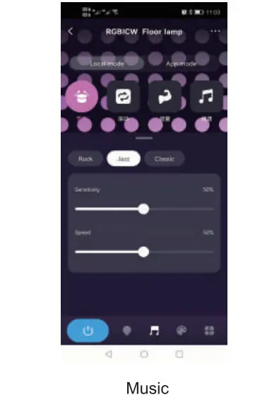 GIANT RGBICW Floor Lamp with Smart Life - Figure 7