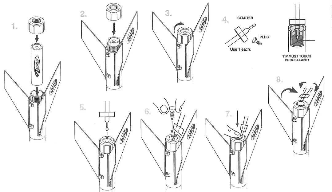 Astra 1714 Estes Workshop Rocket Kit-8