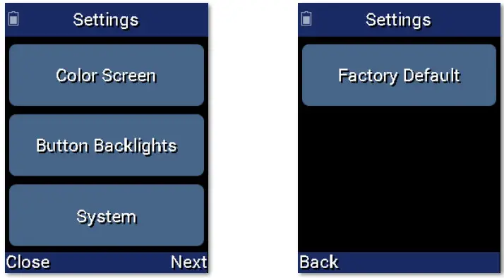 URC Automation MX 790 Universal Remote Control - Settings