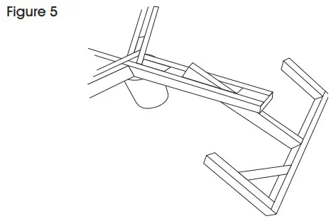 ULINE H-2560 Hex Picnic Table - 7