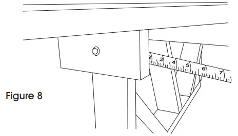 ULINE H-2560 Hex Picnic Table - 9