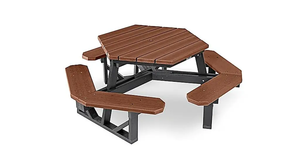 Uline H-2560 Hex Picnic Table Installation Guide Uline H-2560 Hex Picnic Table Installation Guide