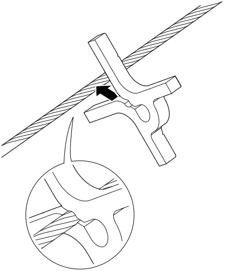 Mount the snap-on centering discs