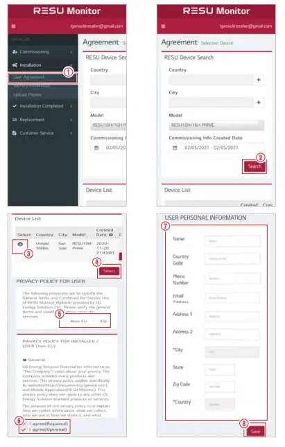LG RESU16H Prime High Voltage Storage -Owner accoun37