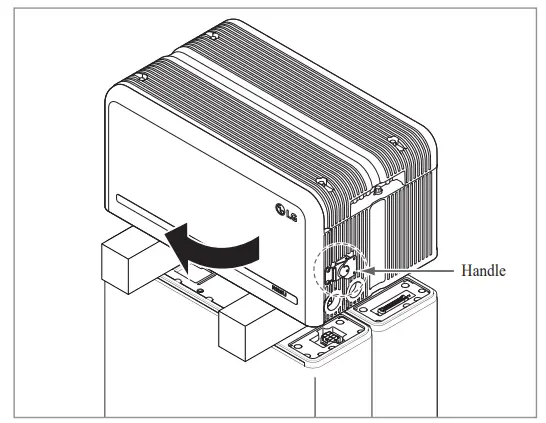 LG RESU16H Prime High Voltage Storage - Warning Label 24