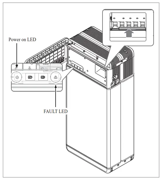 LG RESU16H Prime High Voltage Storage - Warning Label 25