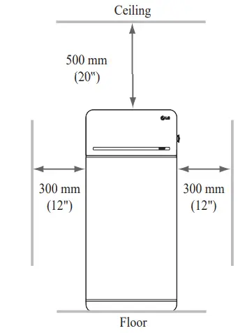 LG RESU16H Prime High Voltage Storage - Warning Label 9