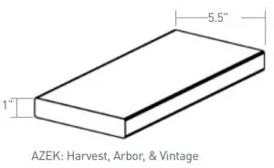 FIG 5 Square Shouldered Deck Boards