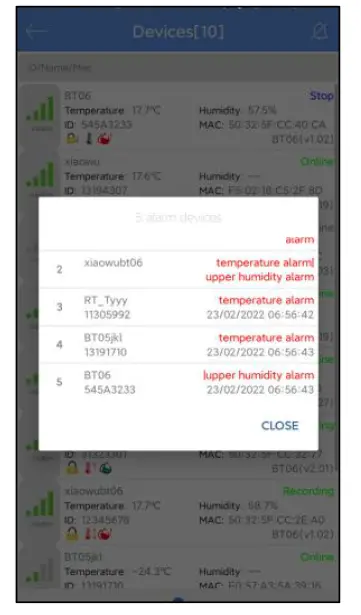TZONE TZ BT06 Bluetooth Temp and RH Data Logger - fig10