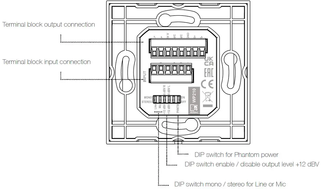 AUDAC-WP205-and-WP210-Microphone-and-Line-Input-FIG-4