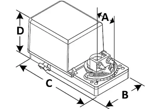 neptronic Bt000s B Series Low Voltage Actuators - Figure 1