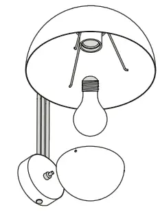 Tradition Flowerpot VP8 Wall Lamp Gray Beige - 20