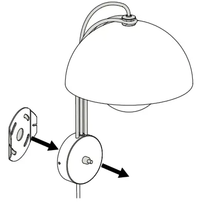 Tradition Flowerpot VP8 Wall Lamp Gray Beige - 7