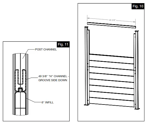 FREEDOM 73044085 Steel Decorative Blank Fence Post - fig10
