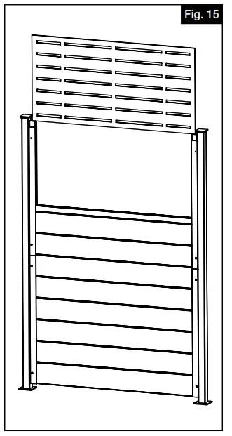 FREEDOM 73044085 Steel Decorative Blank Fence Post - fig13