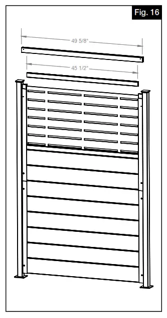 FREEDOM 73044085 Steel Decorative Blank Fence Post - fig14