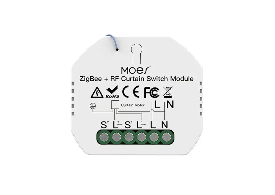Moes Ms-108zr Smart Curtain Switch Module Instruction Manual Moes Ms-108zr Smart Curtain Switch Module Instruction Manual