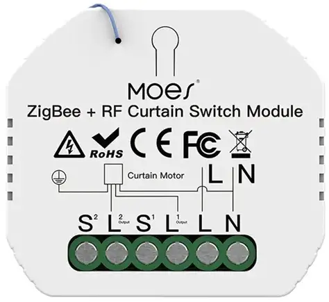 MOES MS-108ZR Smart Curtain Switch Module