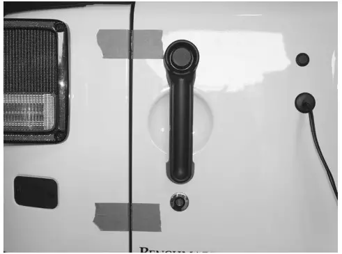 RUSTY S OFF ROAD PRODUCTS JBJL6767 2018 and Later JL Tire Carrier - Installation Instructions 7