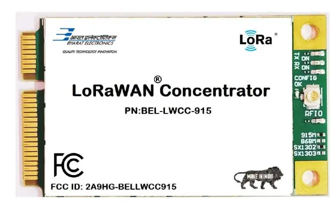 BHARAT-ELECTRONICS-BEL-LWCC-915-LoRaWAN-Concentrator-miniPCIe-SPI-product