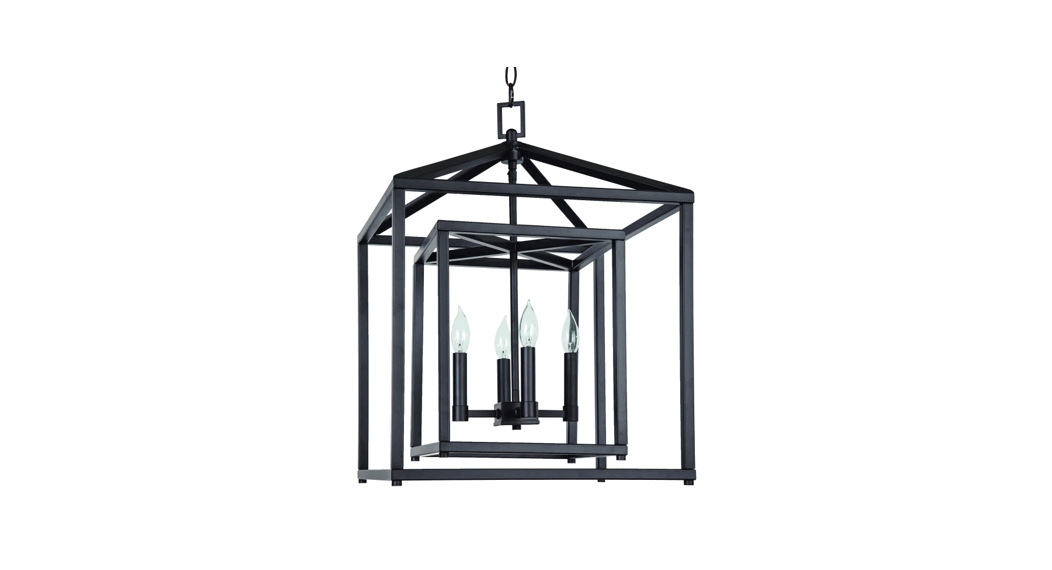 Signature Hardware 944697 Plaza 4 Light Pendant Chandelier Instruction Manual