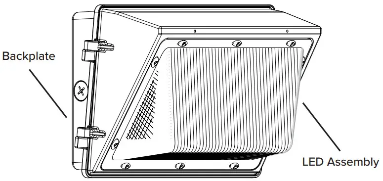ESL VISION Wall Pack Series Wall Light - Figure