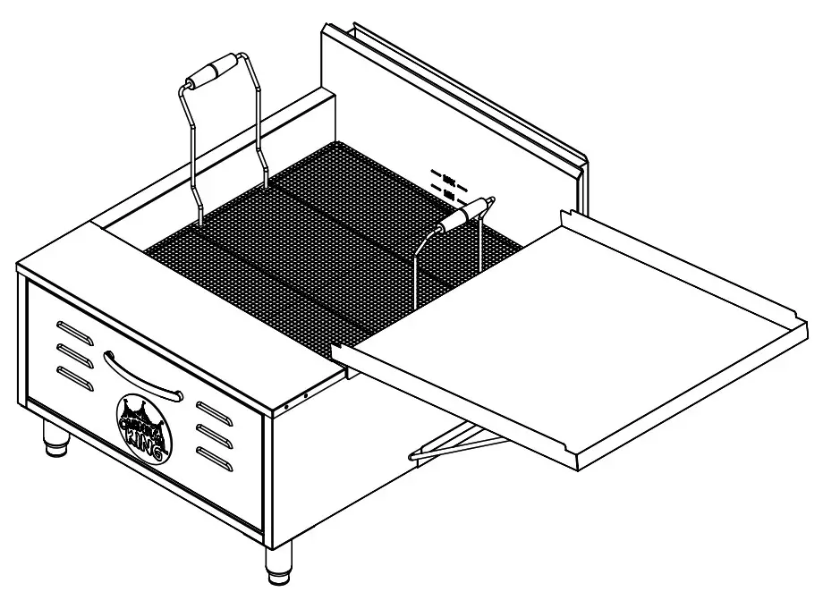 CARNIVAL KING 382DFCG23N Gas Funnel Cake Fryer