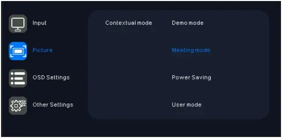 QSTECH CRN PCON 200 - Controller OSD Menu Function 4