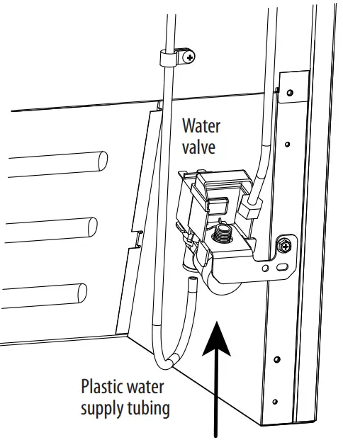Installing the ice maker