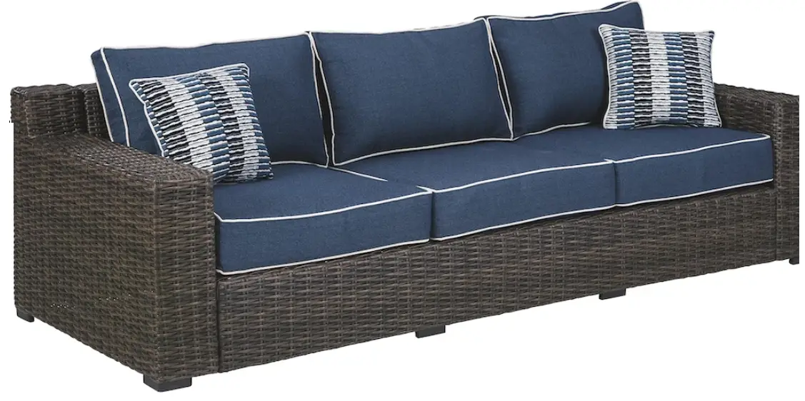 ASHLEY P783-838 Outdoor or Patio Grasson Lane Sofa