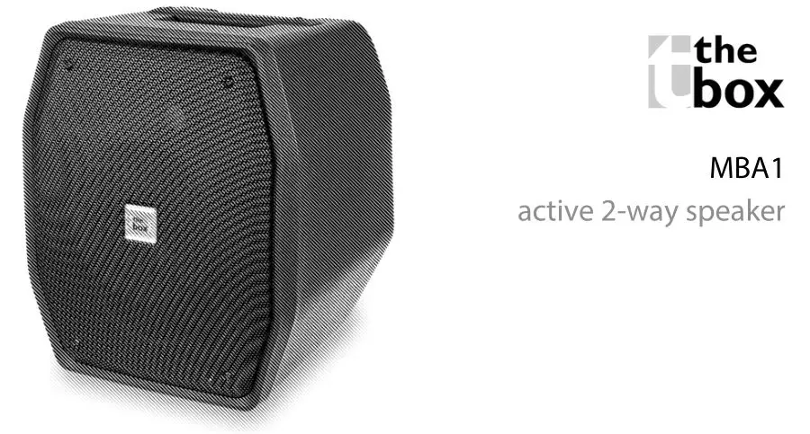 The Box MBA1 active 2-way speaker User Manual
