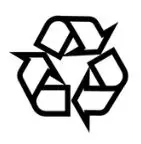 Disposal of the packaging material Icon