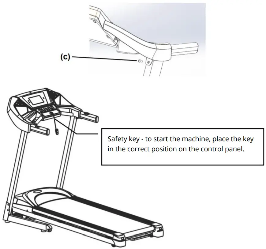 STORMRED ROCKET Treadmill Machine - technical parameters 2