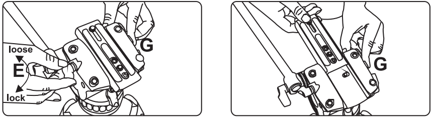 E IMAGE GH01 Fluid Drag Video Head and Tripod - fig 14